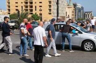 اعتصام للسائقين العموميين وسط بيروت