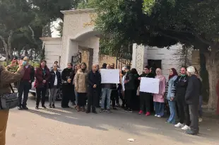 التزام المدارس والمعاهد في محافظة النبطية بالاضراب