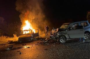 حادث مأساوي على طريق فيطرون.. ومقتل شابين بعد احتراف السيارة