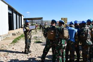 تدريب على الملاحة والخرائط بالتعاون والتنسيق بين اليونيفيل والقوات المسلحة اللبنانية