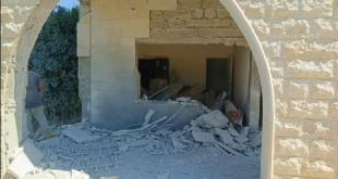أضرار كبيرة طالت دير القديس ماما في ديرميماس نتيجة استهدافه مجدداً من قبل العدو