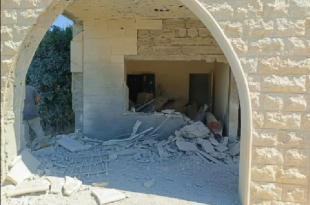 أضرار كبيرة طالت دير القديس ماما في ديرميماس نتيجة استهدافه مجدداً من قبل العدو