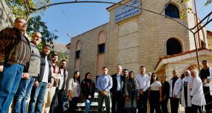 وفد من السفارة والوكالة الفرنسية للتنمية يزور مستوصف تمدّن في شبعا