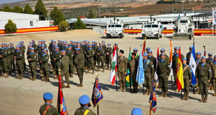 تسليم وتسلم السلطة لقوات اليونيفيل في القطاع الشرقي في لبنان