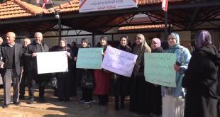 إعتصام لروابط التعليم الرسمي أمام السراي الحكومي في النبطية