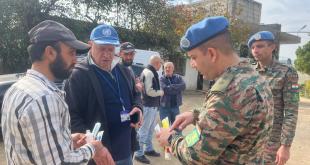 الكتيبة الهندية ووزارة الزراعة اللبنانية تعزّزان الجهود المشتركة للوقاية من الحمى القلاعية في بلدتي الماري وحلتا