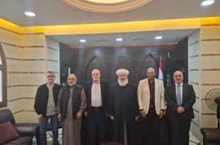 الإدارة الجديدة لجمعية الإرشاد والإصلاح تزور مفتي عكار