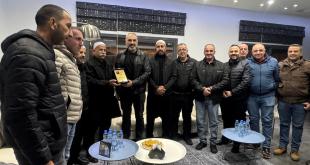 زيارة تقدير من الدفاع المدني في حاصبيا لماجد الحمرا