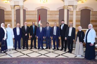 وفد من جمعية الإرشاد والإصلاحيزور رئيس الوزراء نواف سلام