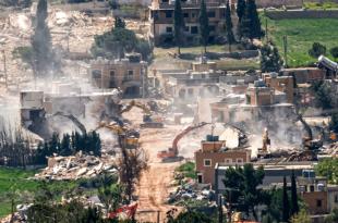 جيش الاحتلال يواصل تدمير المباني في المناطق التي وقعت تحت احتلاله